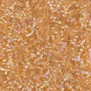Miyuki delica Perlen 15/0 - Transparent light amber ab DBS-100